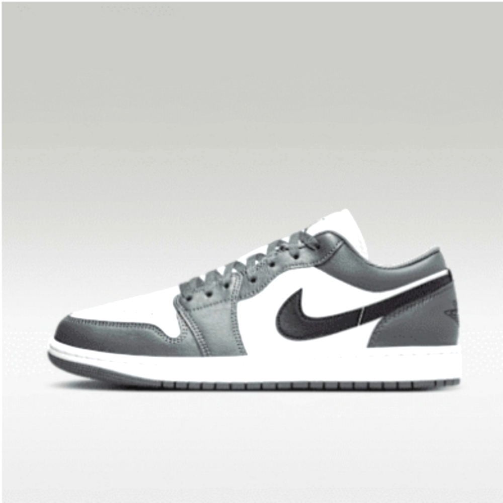 Brand NEW Jordan 1's Gray and White Low-Top Sneakers